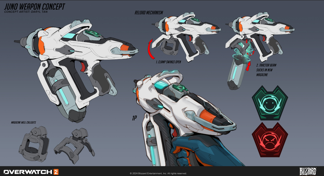 오버워치 2 신규 영웅 '주노', 개발 비하인드 스토리 공개 - undefined - undefined - 재미있는 이스터 에그와 설정들 오버워치 2 신규 영웅 '주노', 개발 비하인드 스토리 공개 - undefined - undefined - 재미있는 이스터 에그와 설정들