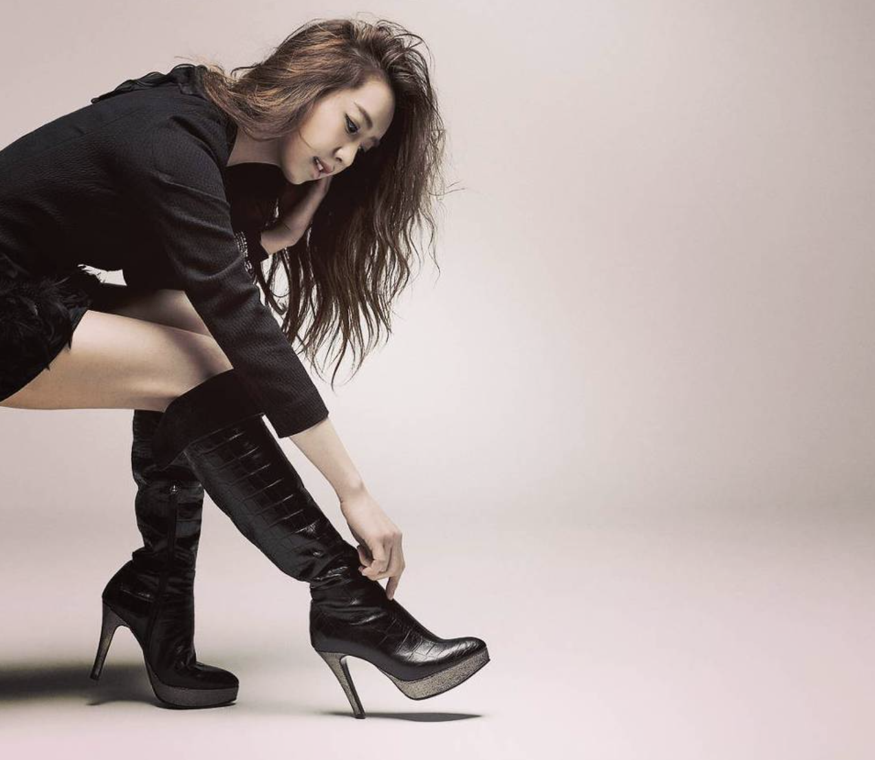 이지애 화보 각선미