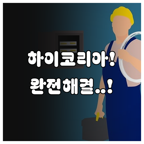 하이코리아 접속 오류 해결 및 보안 ..