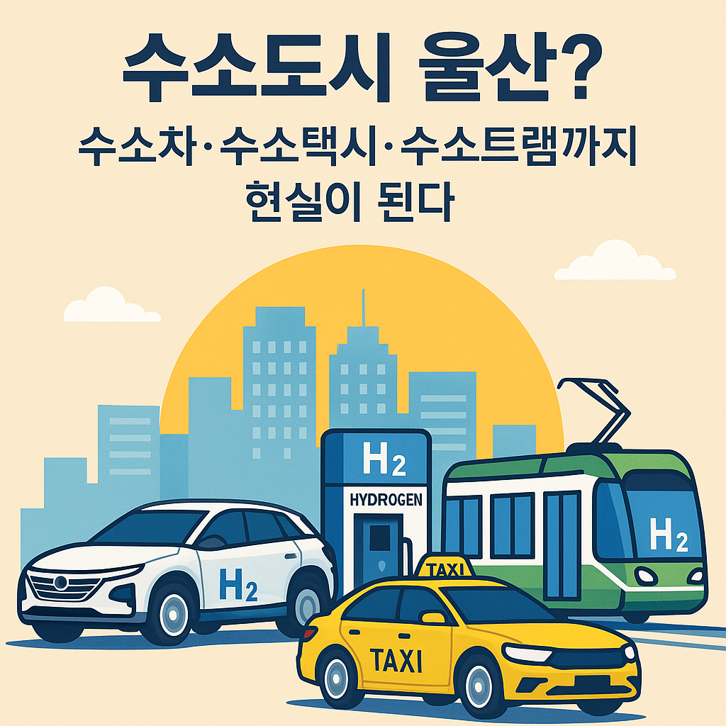 수소도시 울산? 수소차·수소택시·수소트램까지 현실이 된다