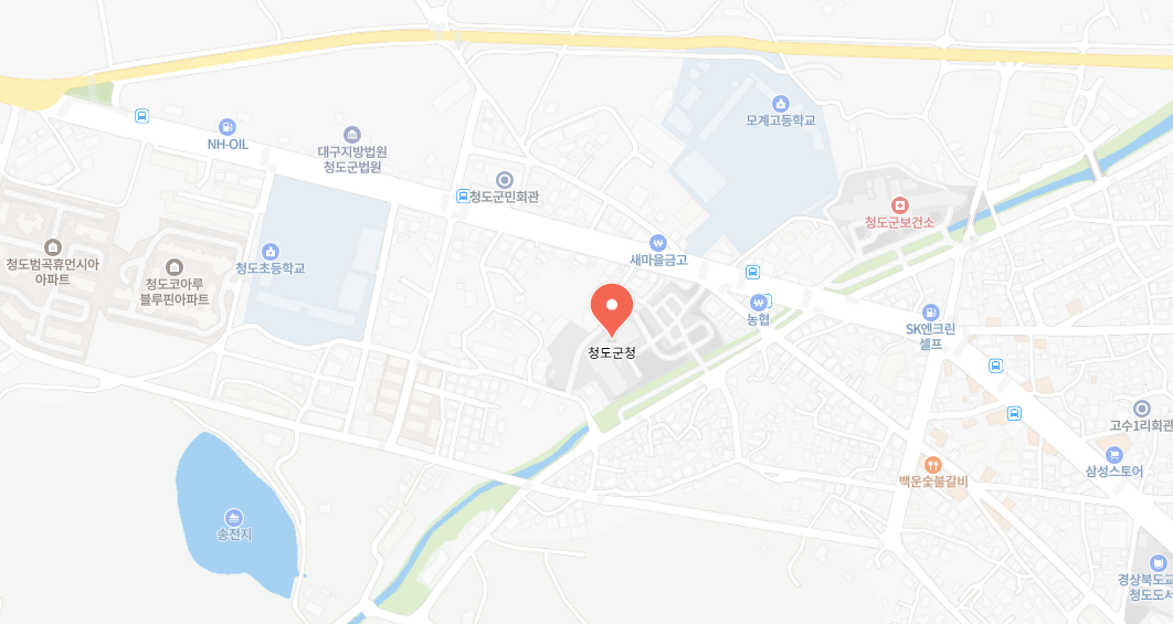 청도군 차량등록사업소 위치 및 전화번호