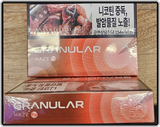 릴 에이블 전용 스틱 '그래뉼라' 논캡슐 라인업 그래뉼라 헤이즈 아이스 레귤러 기기 호환성, 특징 분석