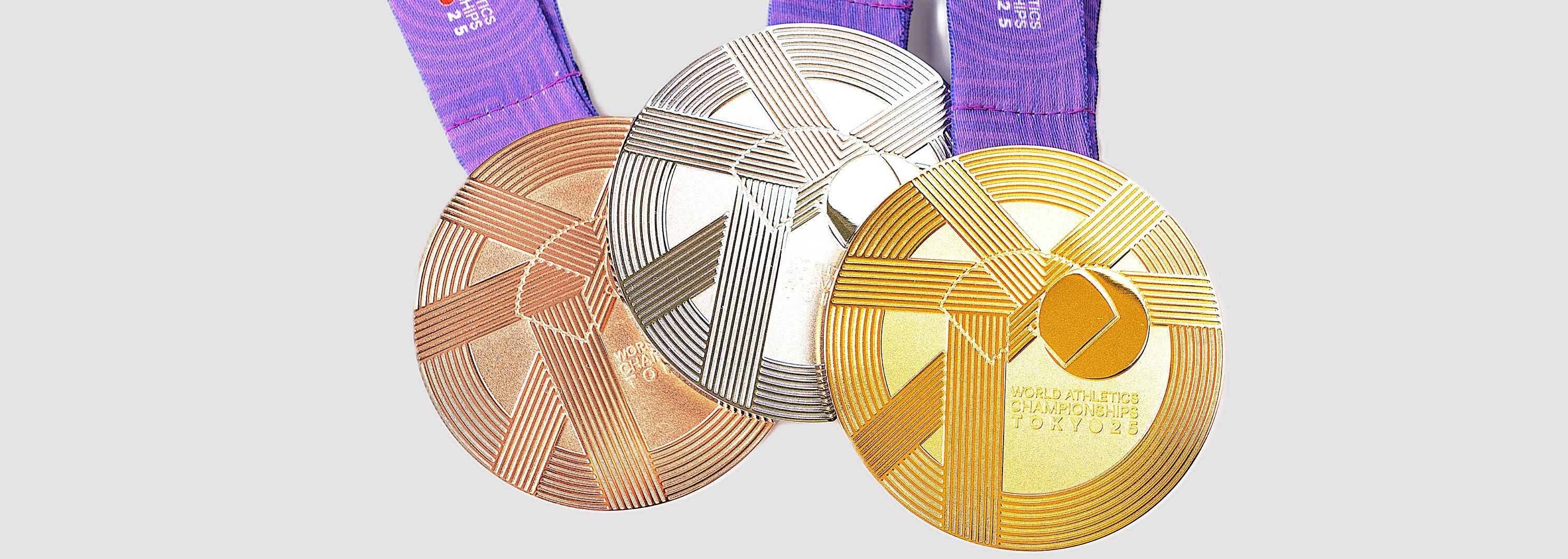 2025도쿄세계육상선수권대회 공식 메달