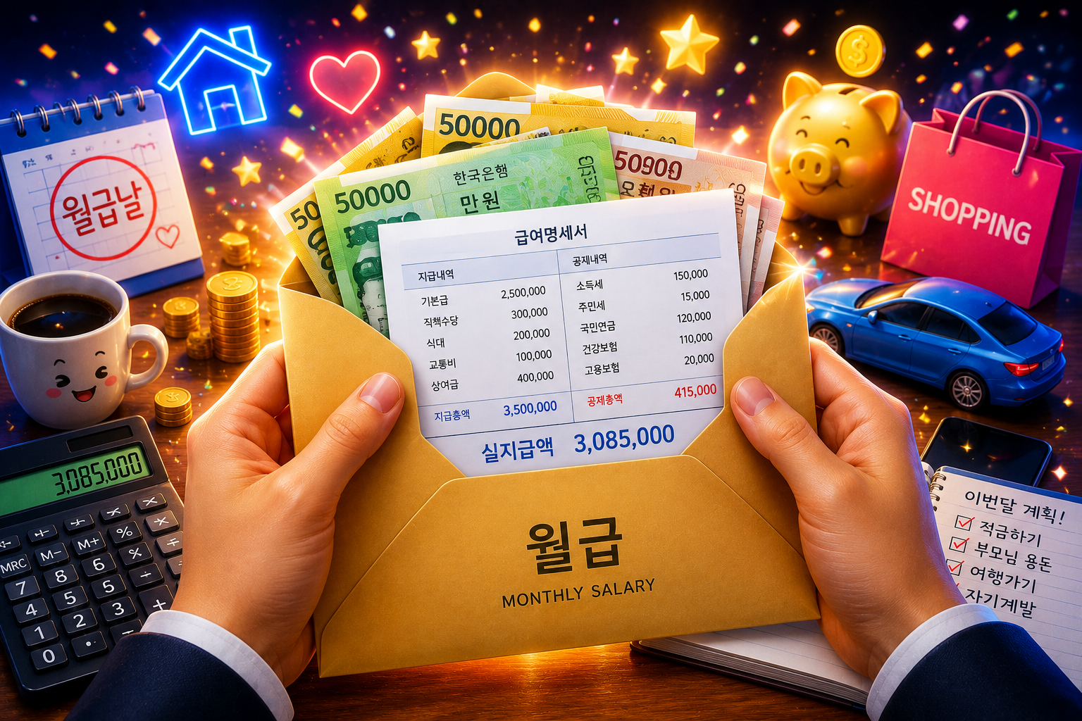 월급 꿈 해몽 30가지 총정리 월급 받는 꿈 월급 오르는 꿈 길몽 흉몽 의미