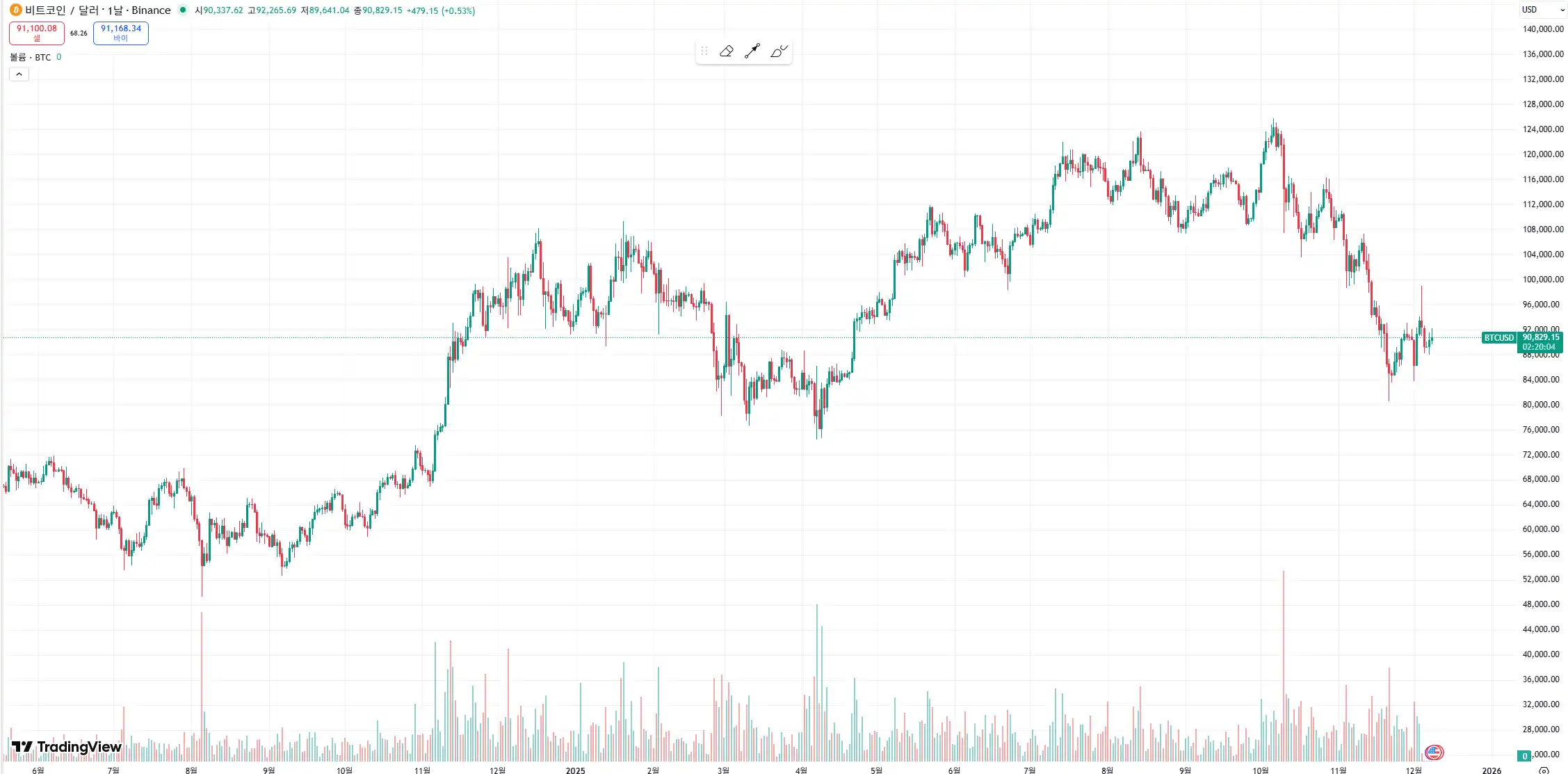 미국 주식 비트 코인 차트