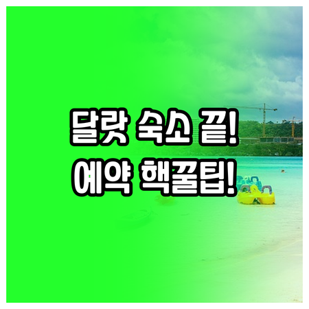 달랏 추천 숙소 5곳 완벽 비교 분석..