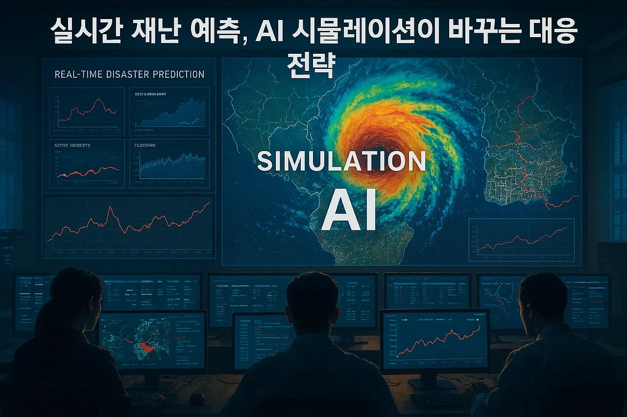 실시간 재난 예측, AI 시뮬레이션이 바꾸는 대응 전략 관련 이미지