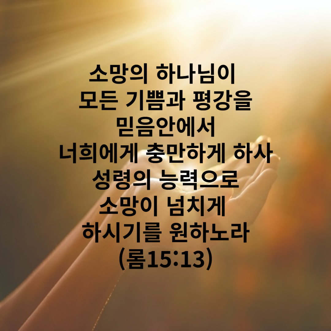롬 15:13