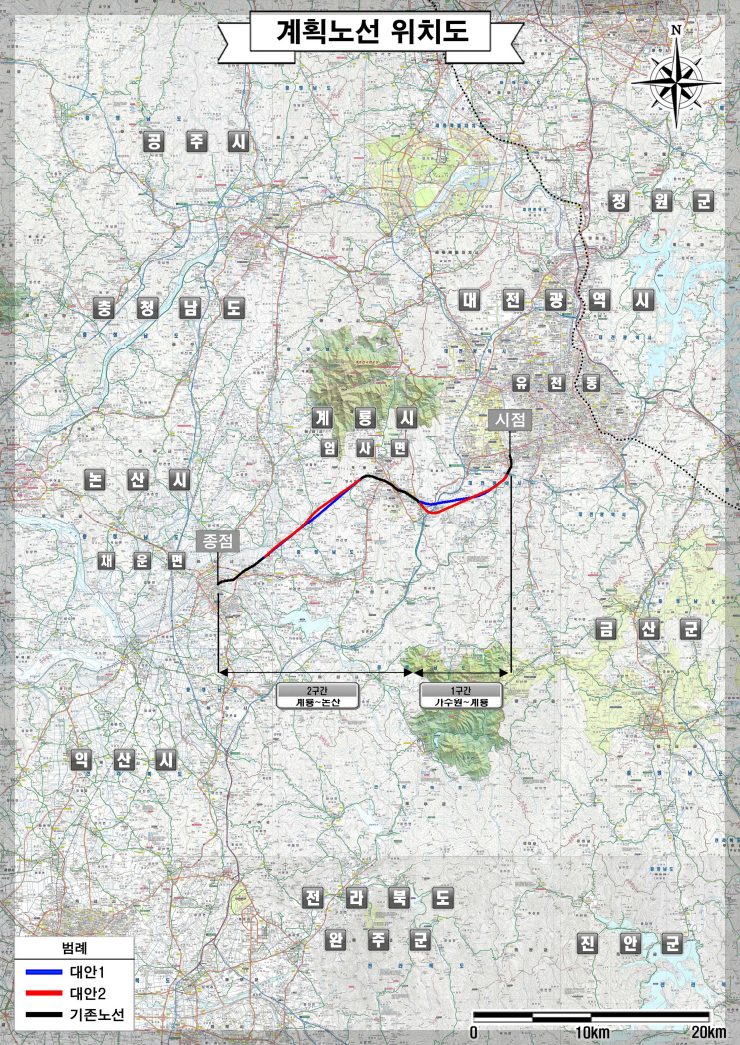 계획노선 위치도