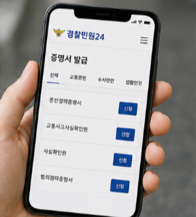 경찰민원24 증명서 발급 방법