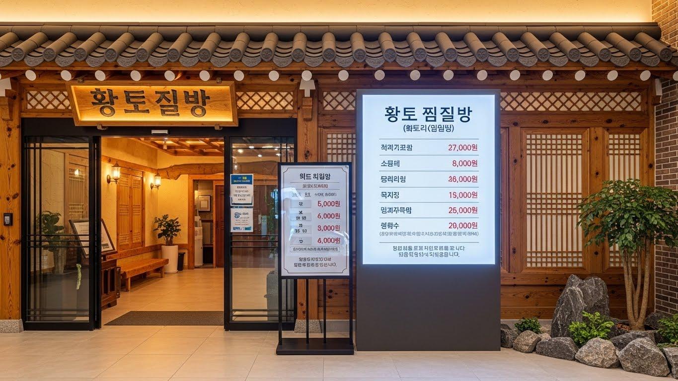 황토 찜질방 가격