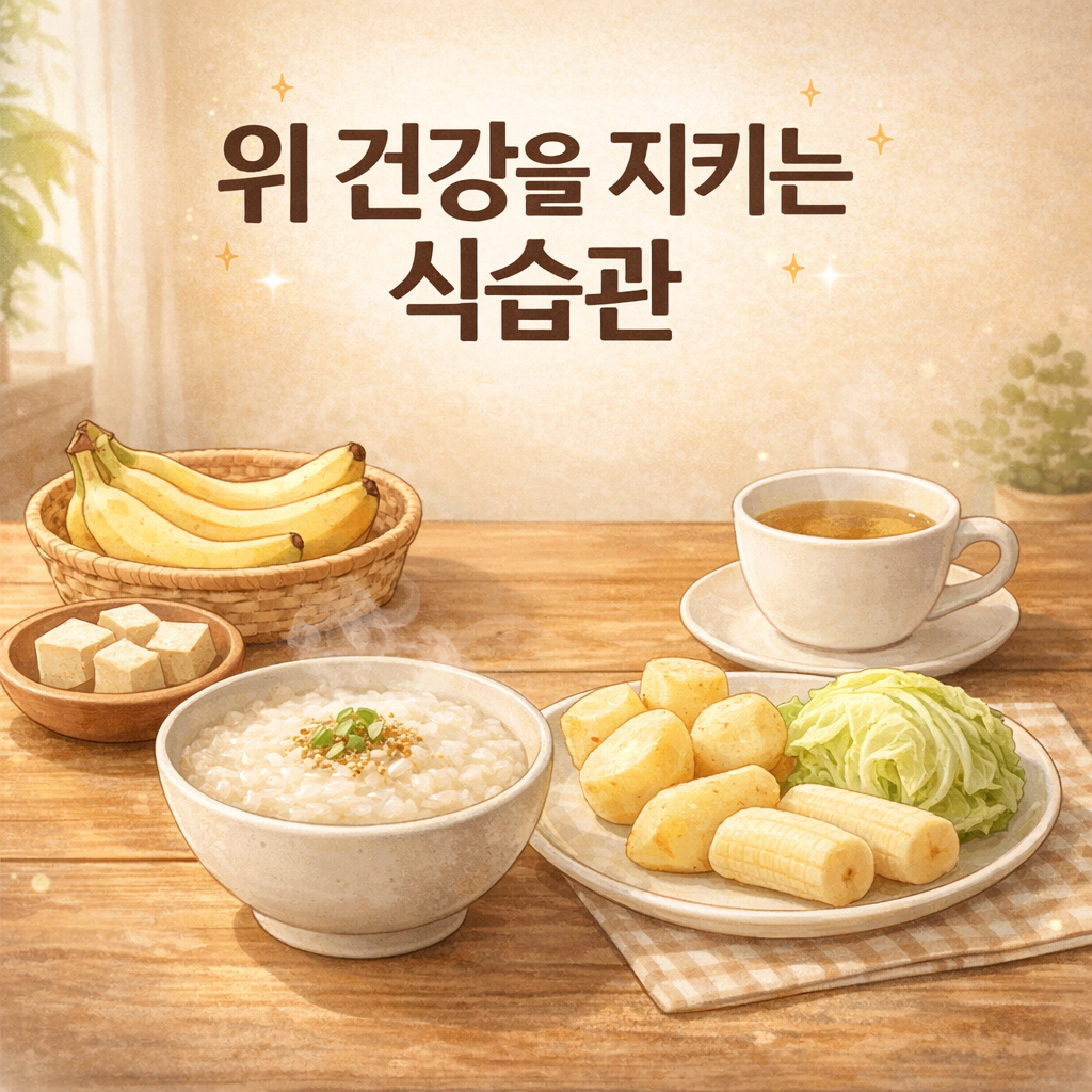 위 건강을 지키는 식습관