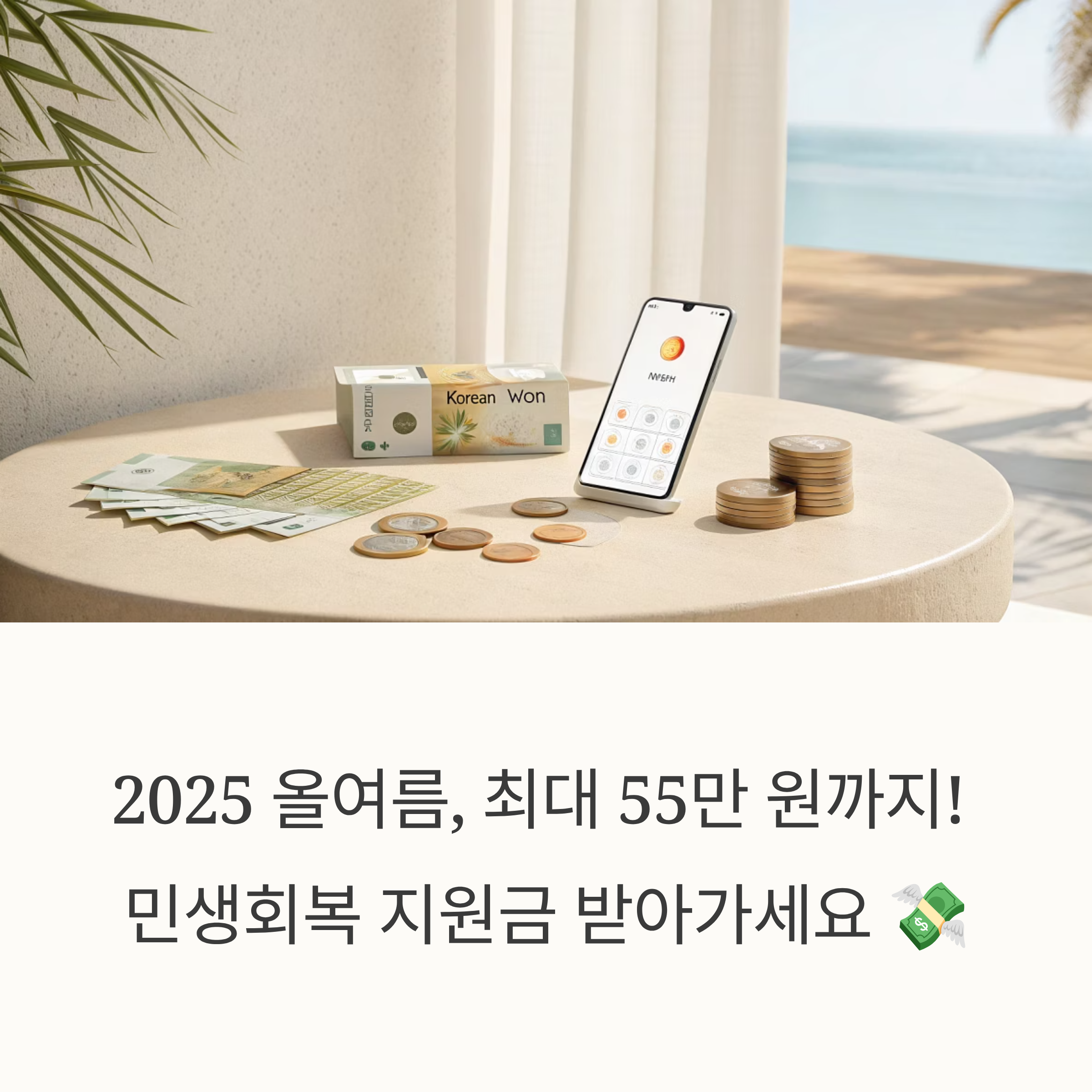 2025 민생회복 지원금: 최대 55만 원! 놓치지 않고 받는 공식 가이드