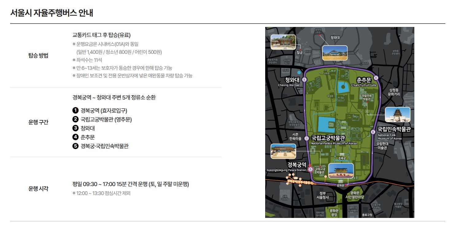 청와대 개방 예약 관람 신청 및 주차장 가는길