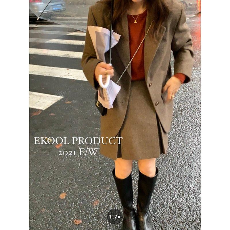 캐주얼 커플 슈트 오피스 연말 자켓 여성정장 가을 비즈니스 격식 겨울