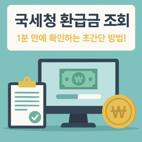국세청 환급금 1분만에 조회