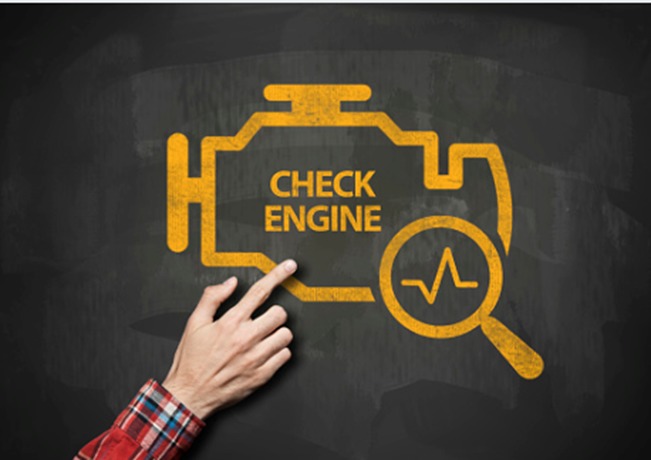 자동차빨간경고등