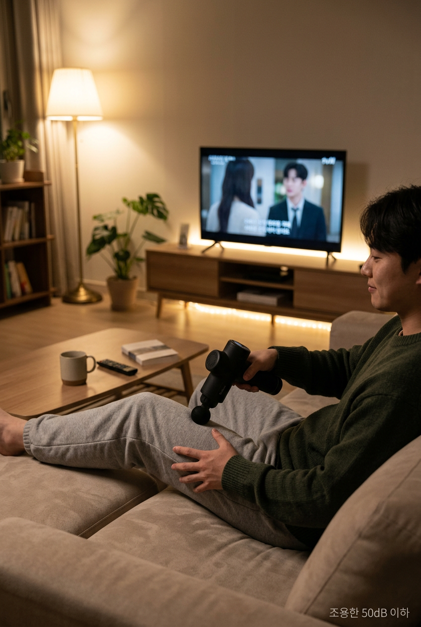 마사지건 추천 저소음 야간 사용 후기