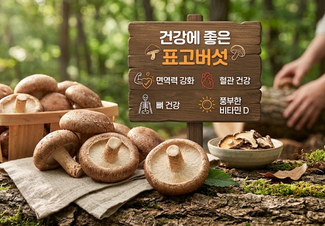 표고버섯 효능과 건강관리