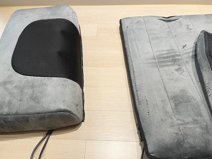 브에노-전신온열-마사지매트-베개분리상태