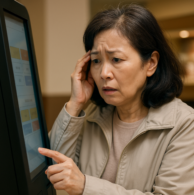 키오스크 무서워하는 엄마를 위한 쉽게 배우는 방법