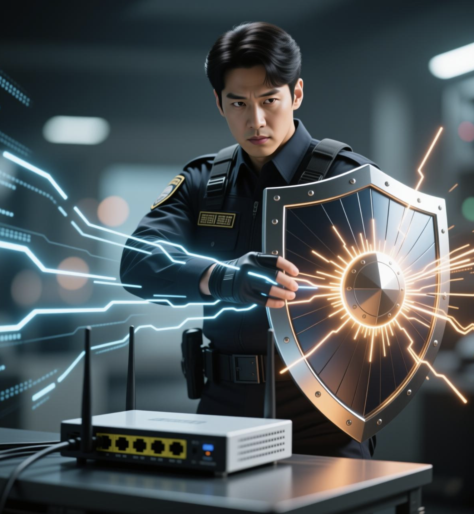 우리 집의 깐깐한 경비원, 공유기