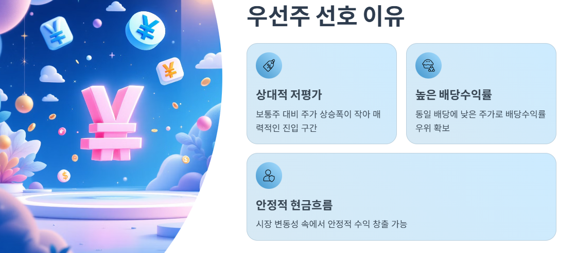 우선주만 사들이는 이유는 무엇일까?