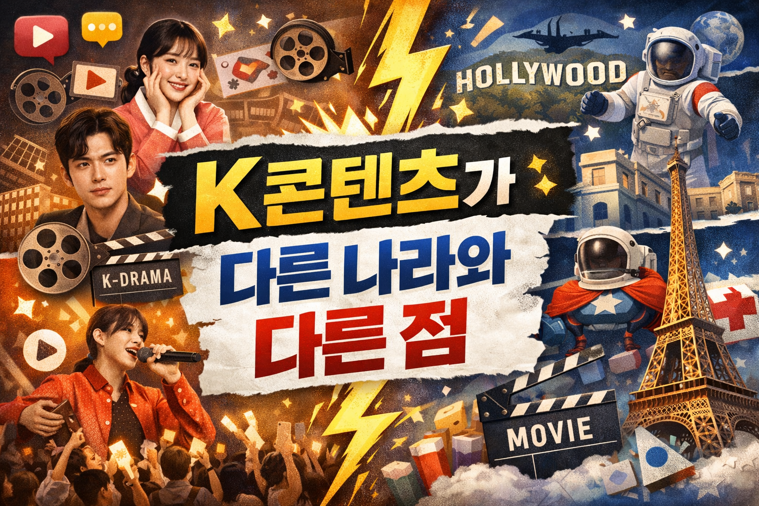 K콘텐츠가 다른 나라와 다른 점