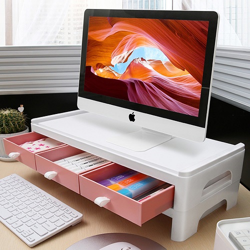 쌓아쓰는모니터선반