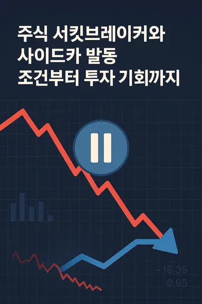 주식 서킷브레이커와 사이드카 발동 조건부터 투자 기회까지