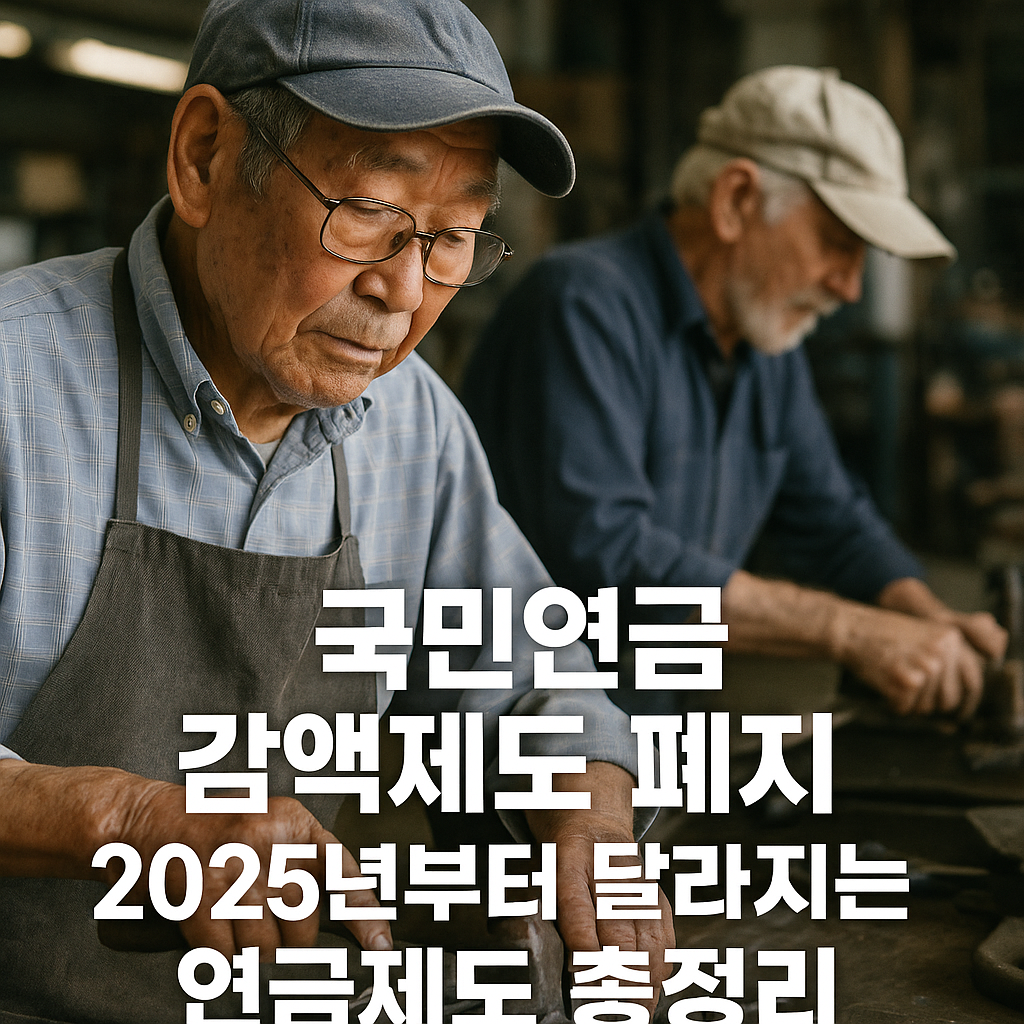 국민연금 감액 제도 폐지 수순 확정