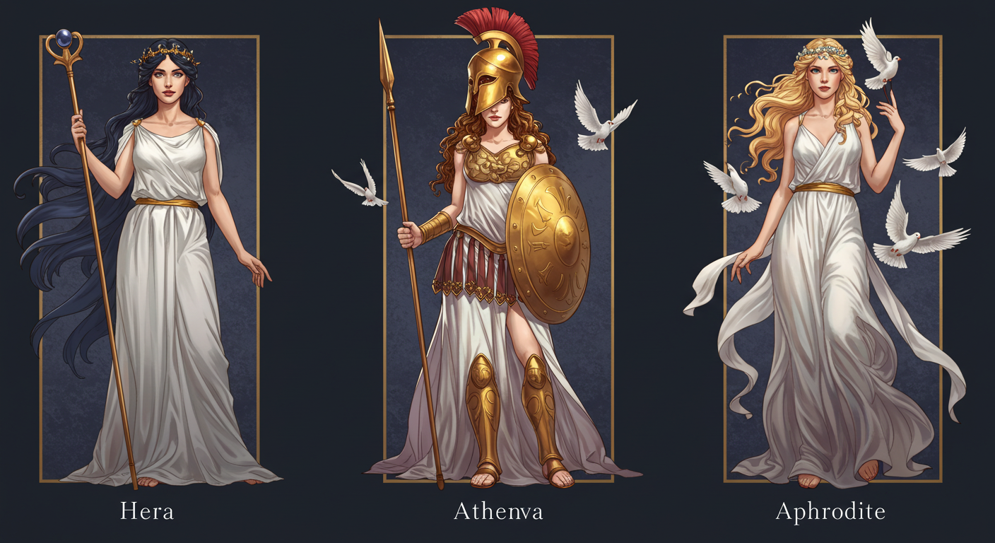 그리스 로마 신화 여신이름 명단