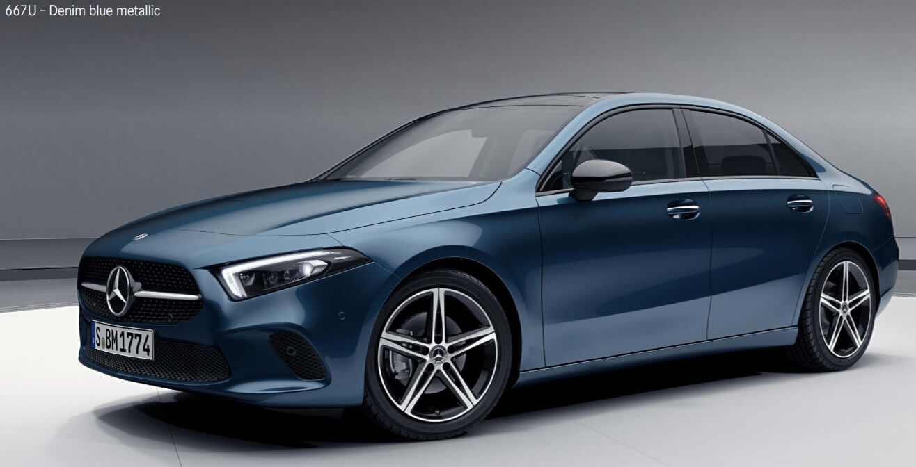 amg a 35 색상코드 - Denim blue metallic(색상 코드 : 667)