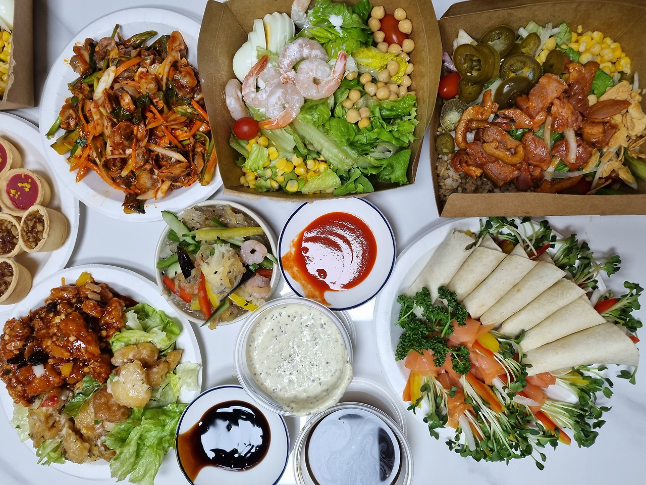 집들이음식 사진