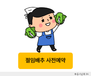 절임배추 사전예약