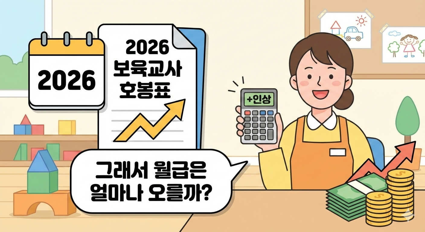 2026 보육교사 호봉표