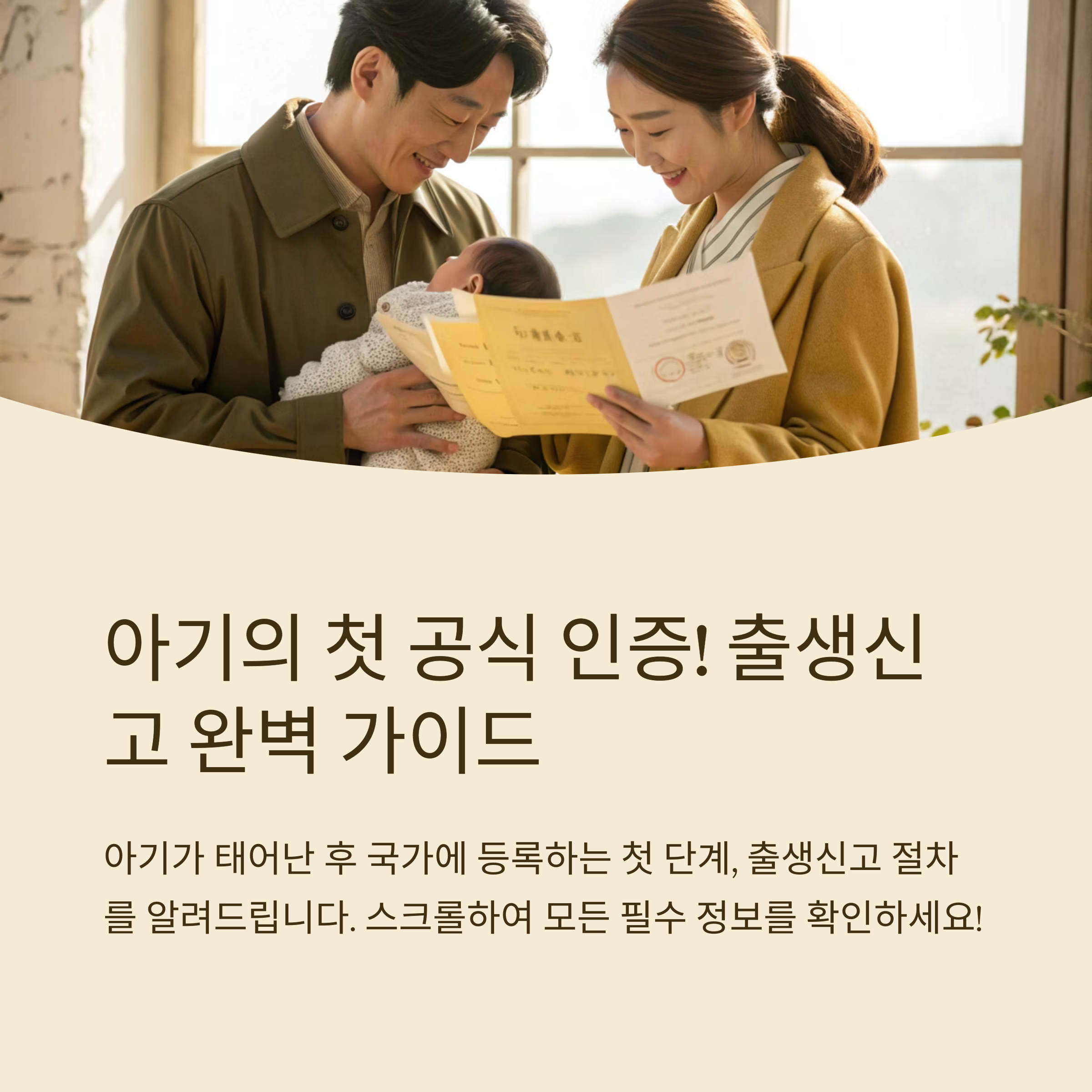 출생신고 절차 알아보는 방법