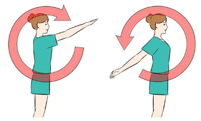 팔 돌리기 스트레칭