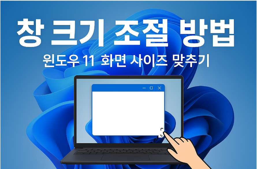 윈도우 11 노트북 창 크기 조절 방법 &ndash; 윈도우 화면 사이즈 맞추기