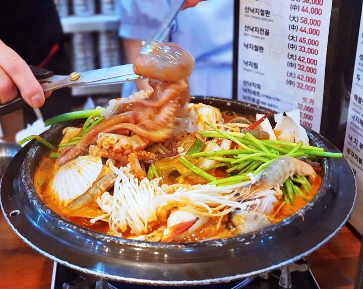 낙지볶음 철판 낙지불고기 청계천 무교동 종로 맛집 추천