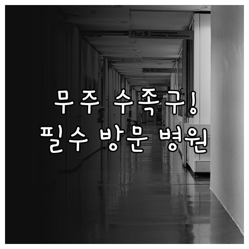무주군 수족구 의심 증상 시 방문 가..