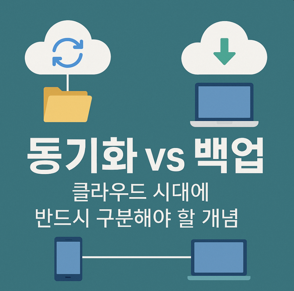 동기화 vs 백업, 클라우드 시대에 반드시 구분해야 할 개념