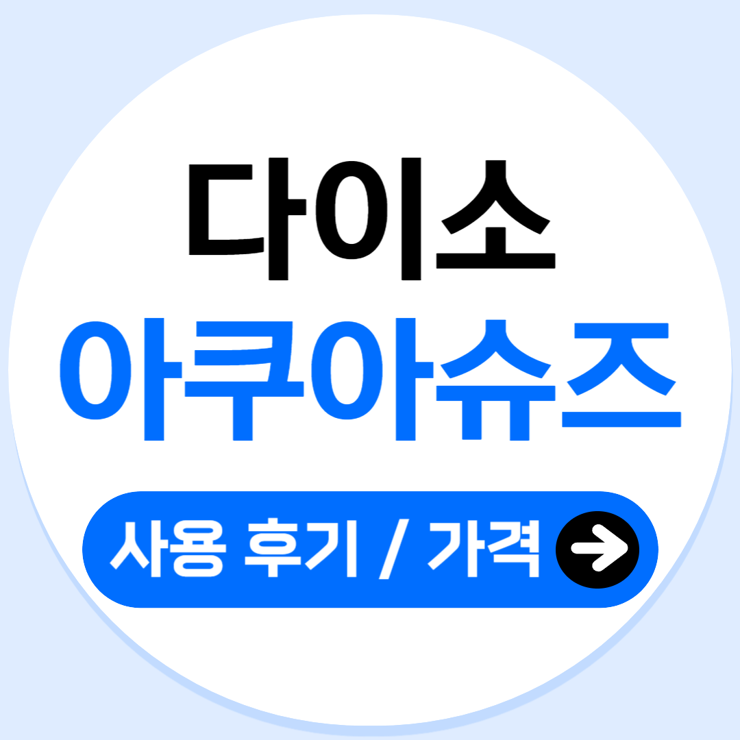 다이소 아쿠아슈즈 포스팅 표지 이미지