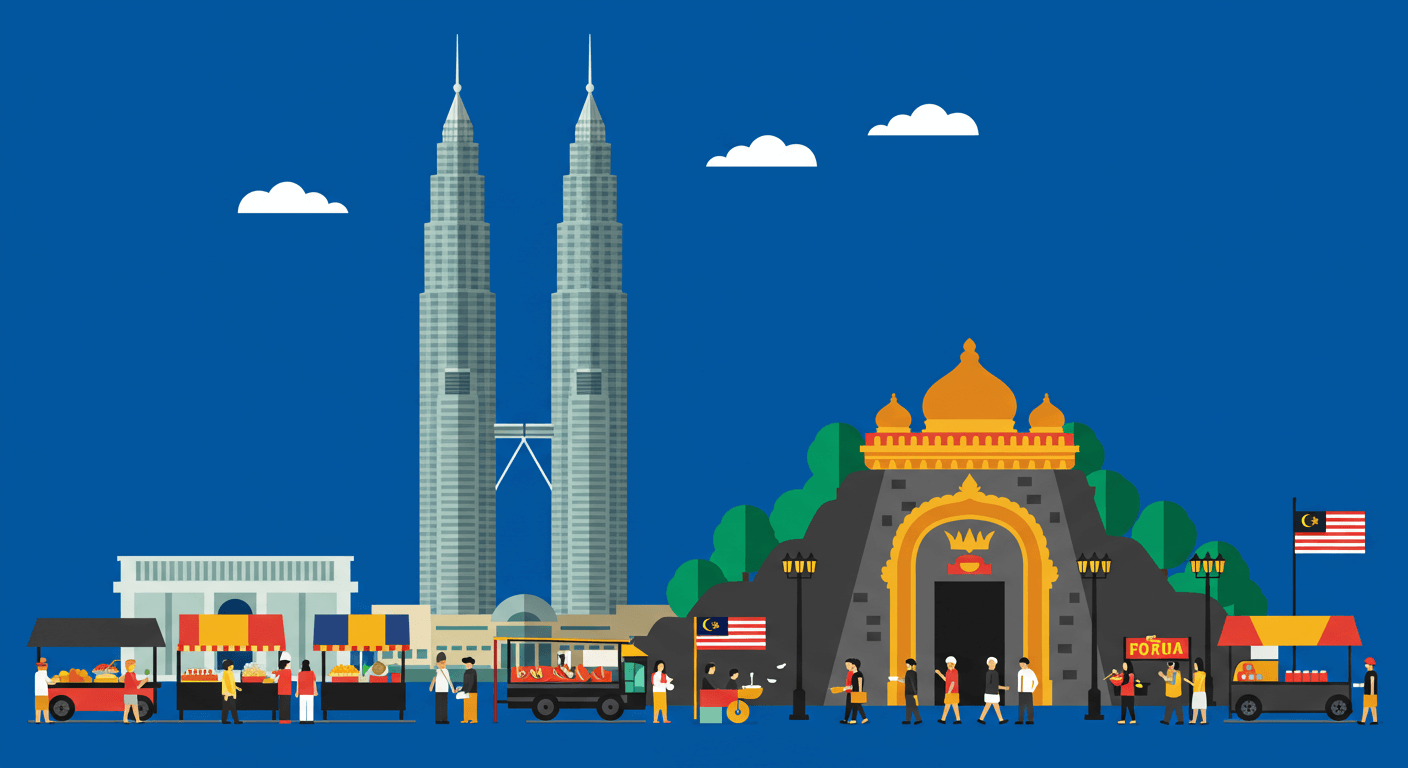 말레이시아 - 쿠알라룸푸르의 다문화 매력