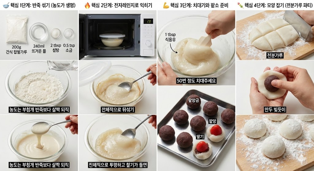 딸기모찌 황금레시피