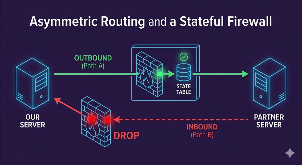 비대칭 경로(Asymmetric Routing): 네트워크의 숨은 함정