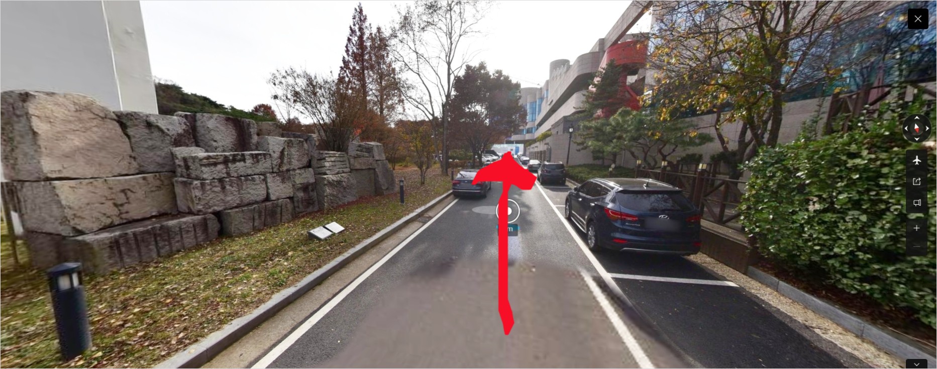 올림픽공원 인근 올림픽파크텔 추천 주차장 위치 로드뷰