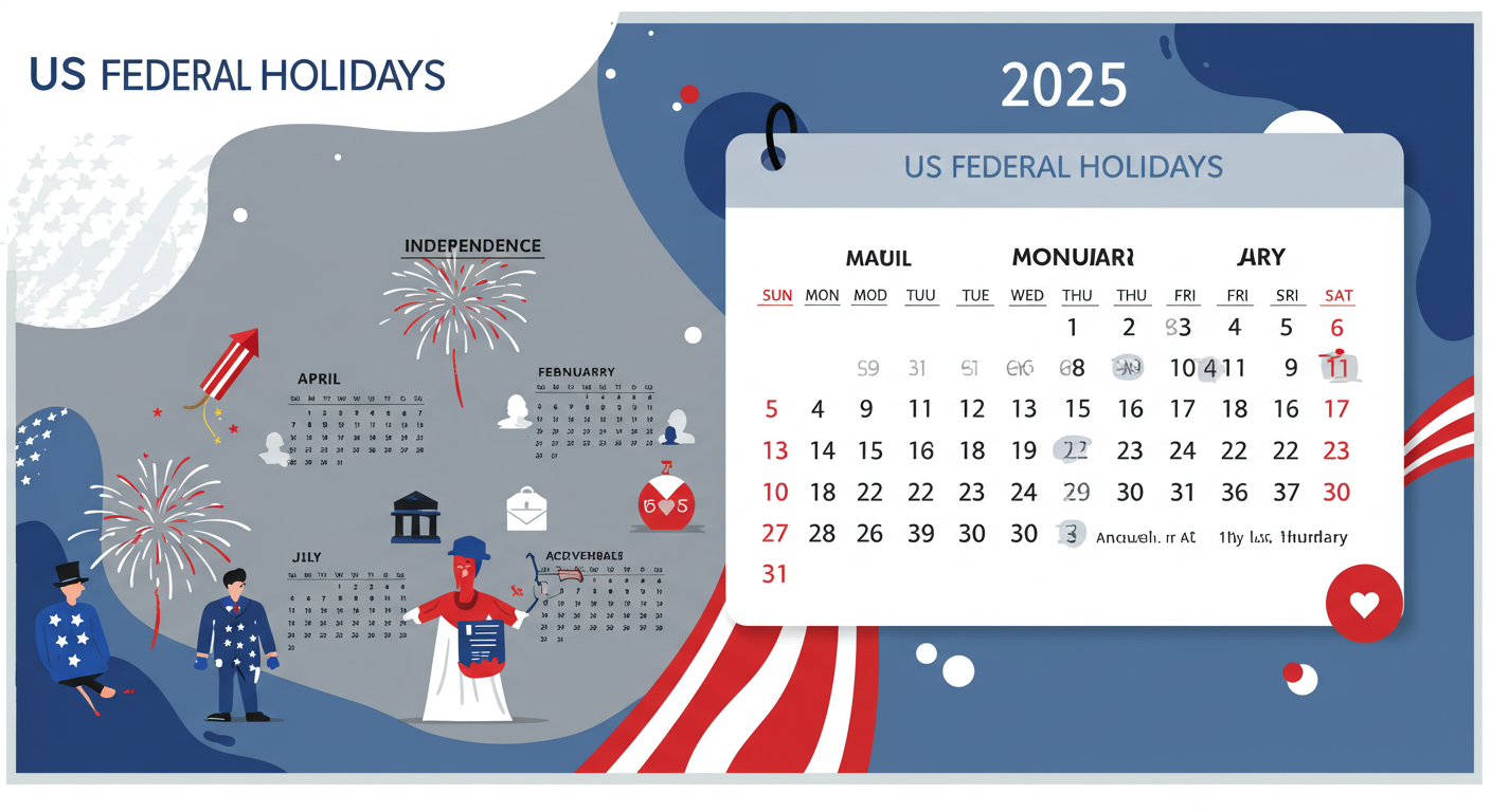 미국 공휴일 총정리, 2025년 달력으로 미리 확인하기