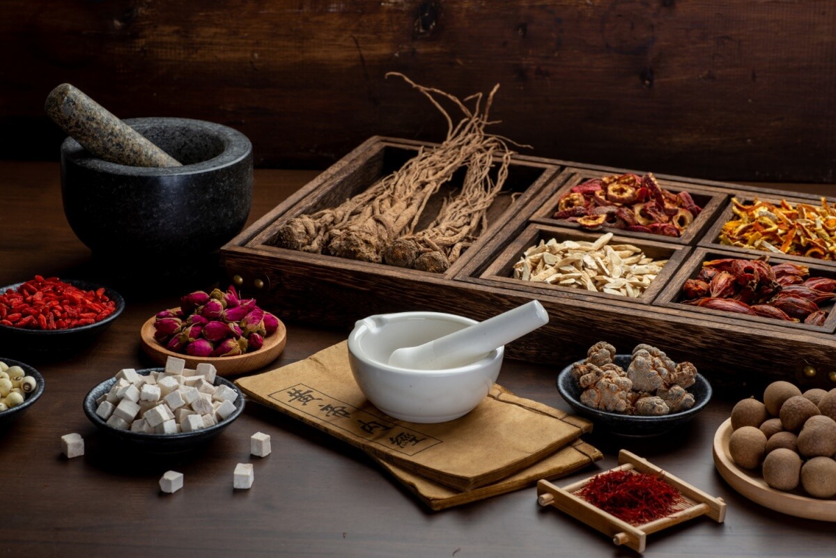 한국의-다양한-약초들