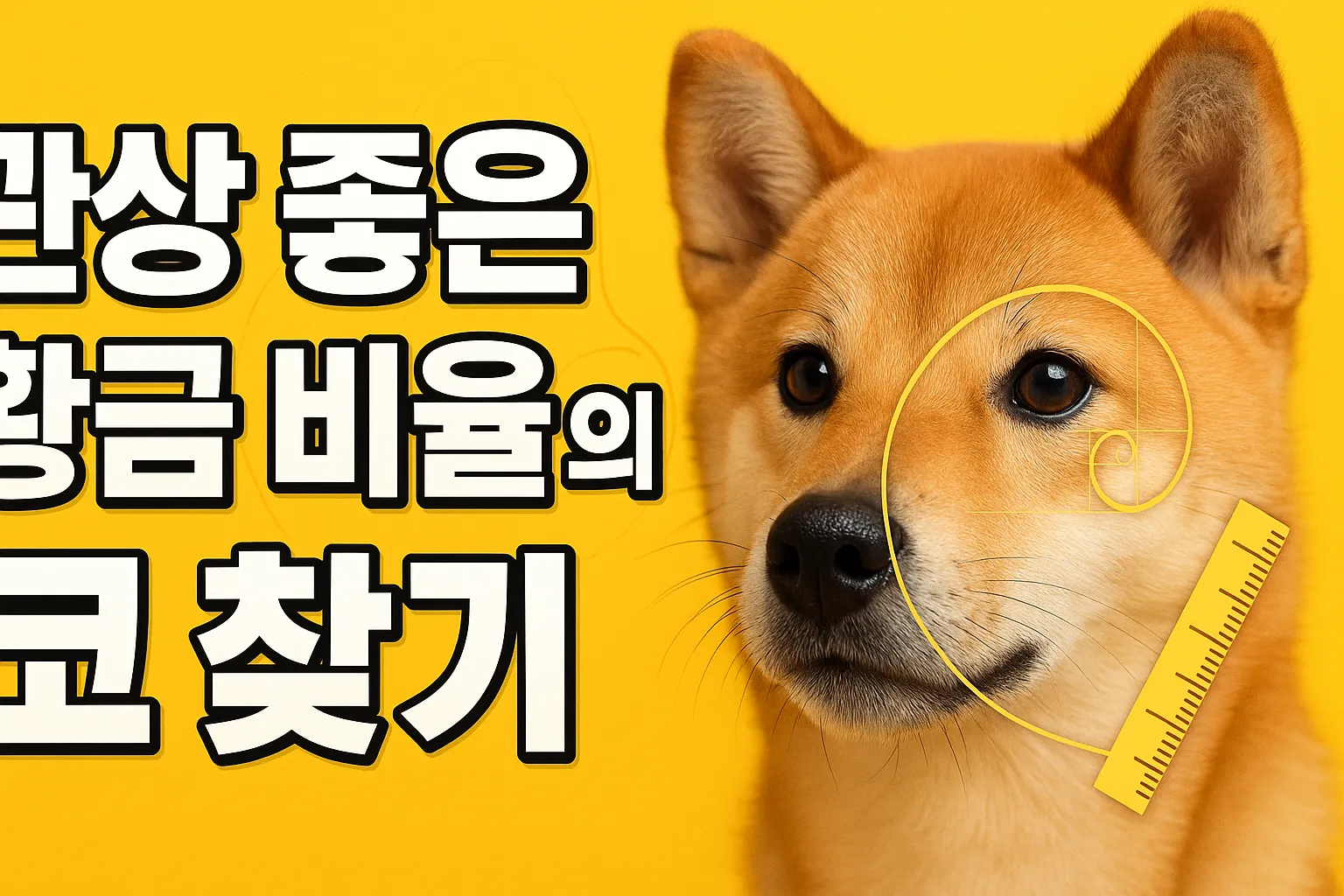 관상 좋은 코 황금비율 찾기! 재물운 터지는 비밀 공개